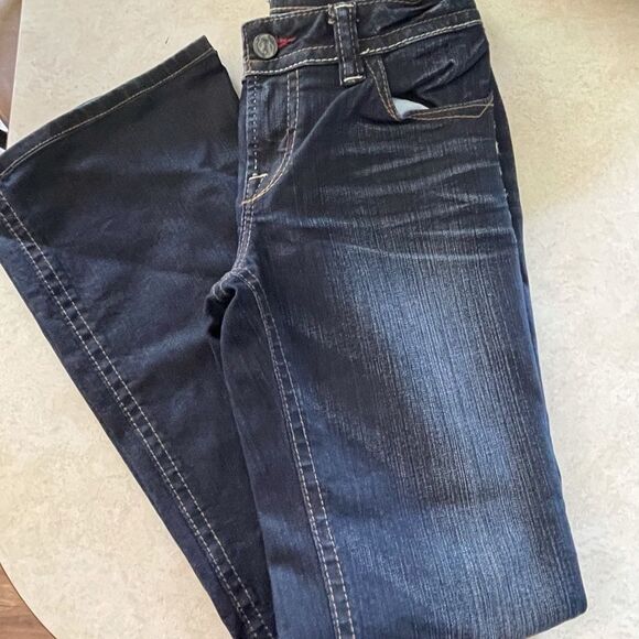 Women’s Buckle MEK Moscow Bootcut jeans Long size 31 waist 34 length